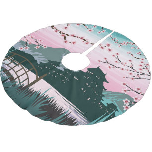 Blossom Brushed Polyester Tree Skirt