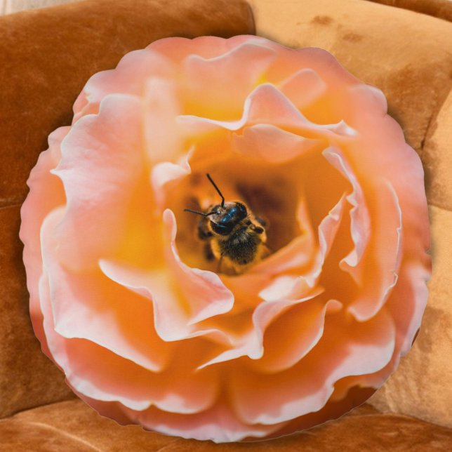 Blossom Bumble Round Cushion (Creator Uploaded)