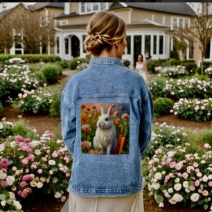 Blossom Bunny & Carrot Patch Jean Jacket 