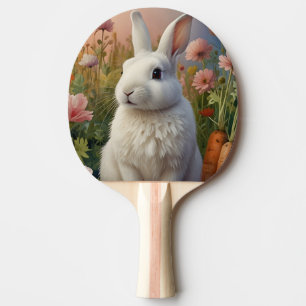 Blossom Bunny & Carrot Patch Ping Pong Paddle 