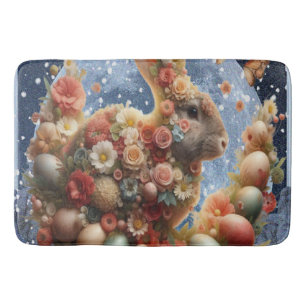 Blossom Bunny Easter Bath Mat