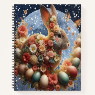 Blossom Bunny Easter Notebook