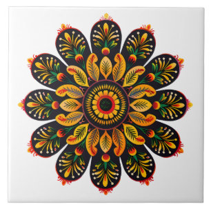 Blossom Burst Ceramic Tile