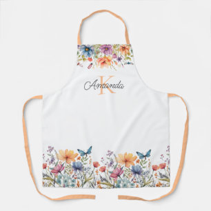 Blossom & Butterfly Personalized Apron