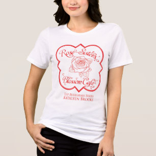 Blossom Cafe Bella and Canva Tri-Blend Shirt
