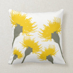 Blossom Dandelion Decor#6d Modern Throw Pillows