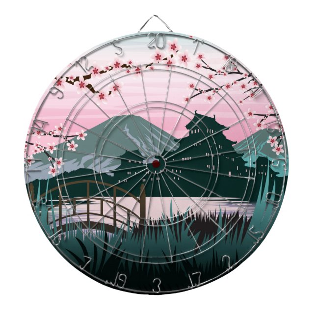 Blossom  dartboard (Front)