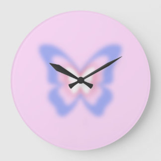 Blossom Dream Butterfly Large Clock