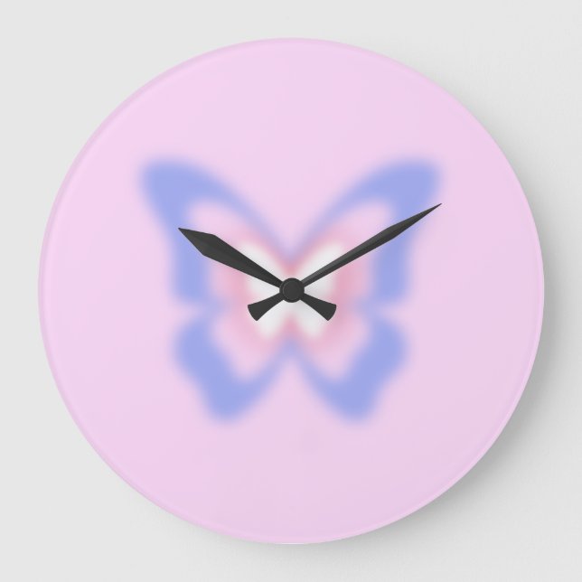 Blossom Dream Butterfly Large Clock (Front)