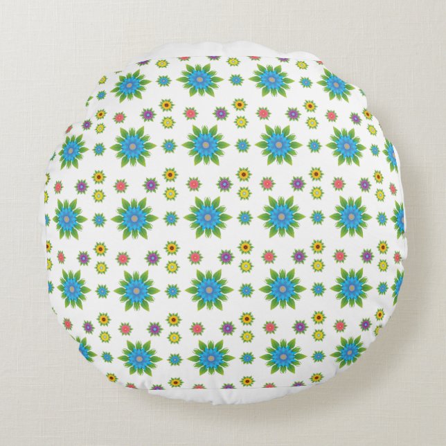 Blossom Dreams Round Cushion (Front)