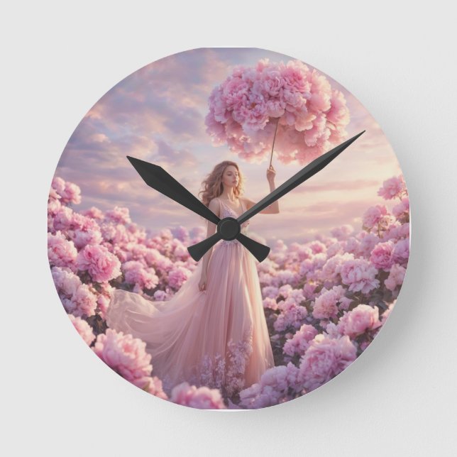 Blossom Dreamscape Round Clock (Front)