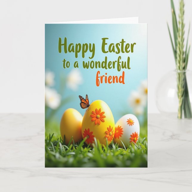 Blossom Egg Springtime Card (Front)