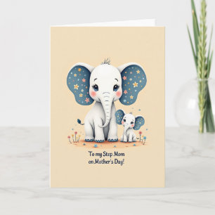 Blossom Elephant Mothers Day Card