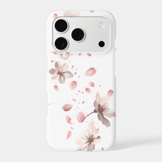 Blossom Fall iPhone Case | Sakura Petals (Back)