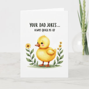 Blossom Fathers Day Duck Card