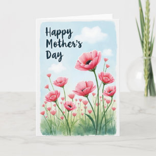 Blossom Field Mothers Day Card