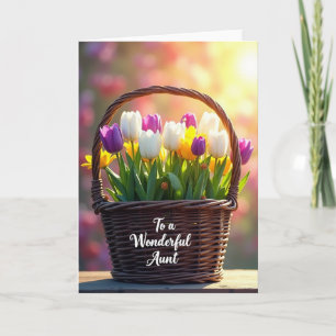 Blossom Filled Aunts Day Card