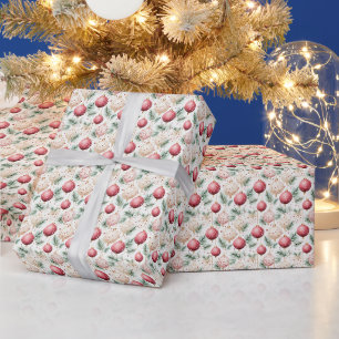 Blossom Fusion: A Fusion of Pink Wrapping Paper