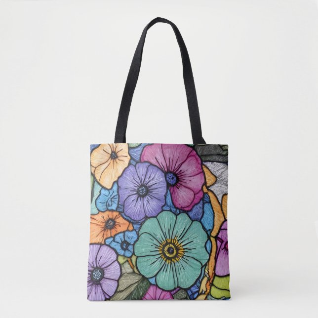 Blossom Garden Tote Bag (Front)