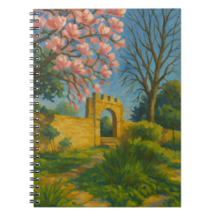 Blossom Gate – Enchanted Garden Painting Notebook