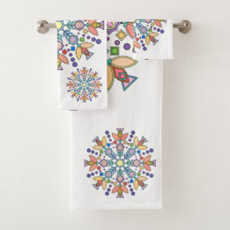 Blossom Geometry™ Bath Towel Set