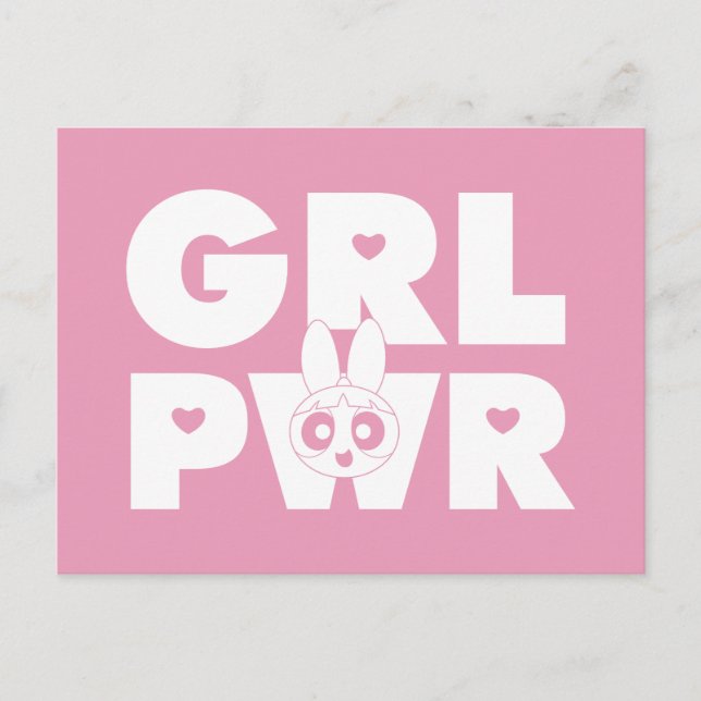 Blossom: Girl Power Invitation Postcard (Front)
