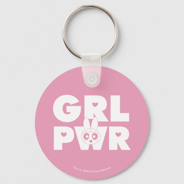 Blossom: Girl Power Key Ring (Front)
