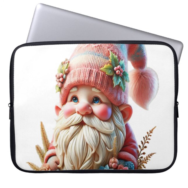 Blossom gnome  laptop sleeve (Front)