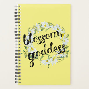Blossom goddess daisy wreath planner
