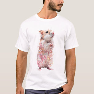 Blossom Hamster Floral Pet Men T-Shirt