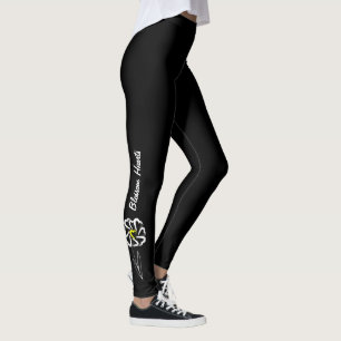 Blossom Heart Daisy Leggings