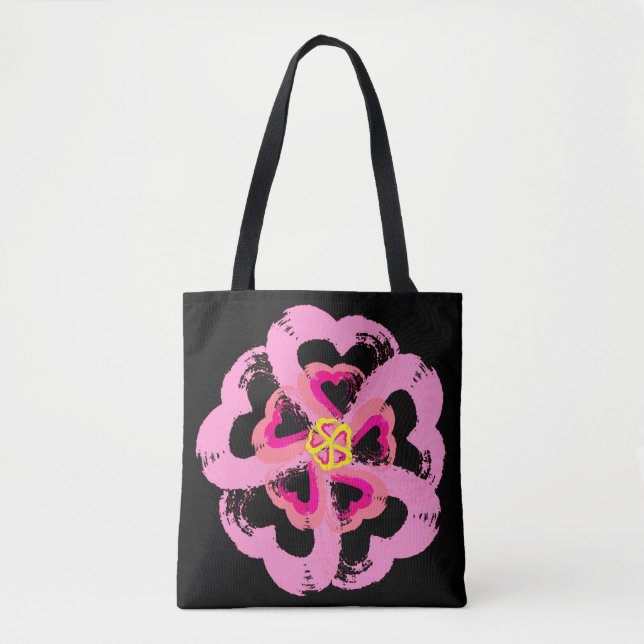 Blossom Hearts Tote Bag (Front)
