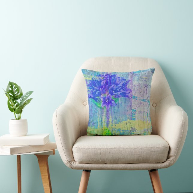 Blossom in Blue Violet Cushion (Chair)