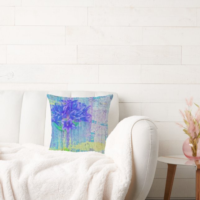 Blossom in Blue Violet Cushion (Couch)