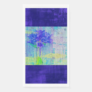 Blossom in Blue Violet Framed Napkin