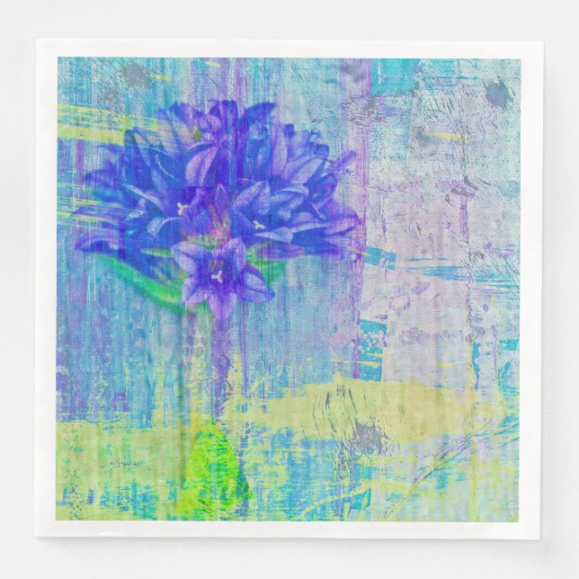Blossom in Blue Violet Napkin (Front)