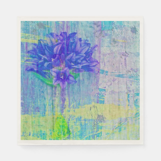 Blossom in Blue Violet Napkin (Front)
