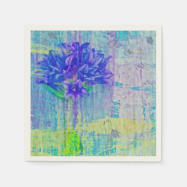 Blossom in Blue Violet Napkin (Front)