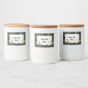 Blossom in Style: Customisable Food Label