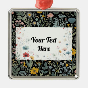 Blossom in Style: Customisable Metal Ornament