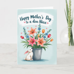 Blossom Mothers Day Bunny Card