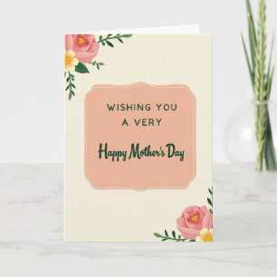 Blossom Mothers Day Message Card