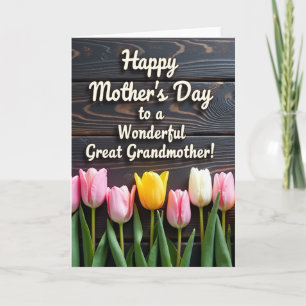Blossom Mothers Day Rustic Card