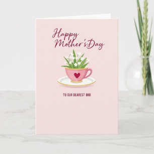 Blossom Mothers Day Teacup Card
