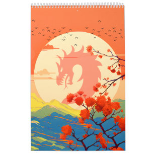BLOSSOM NATURE MOUNTAIN DRAGON  CALENDAR