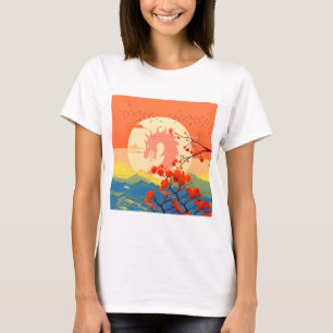 BLOSSOM NATURE MOUNTAIN DRAGON T-Shirt