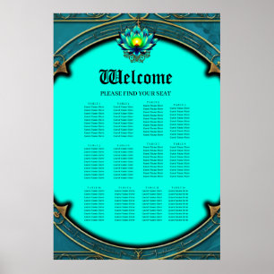 Blossom of Elegance, Mystic Lotus.  Poster