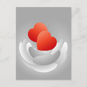 blossom of hearts postcard