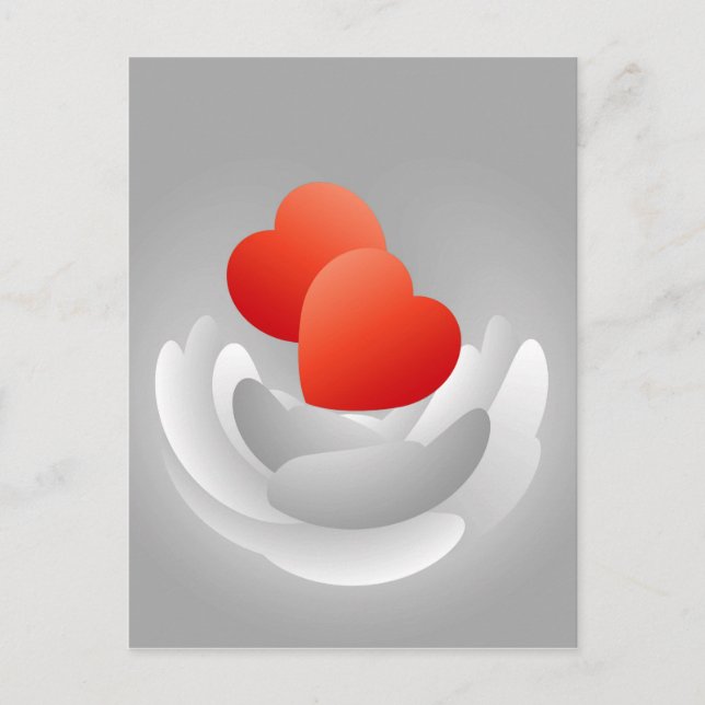 blossom of hearts postcard (Front)