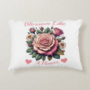 Blossom of Inspiration Decorative Cushion